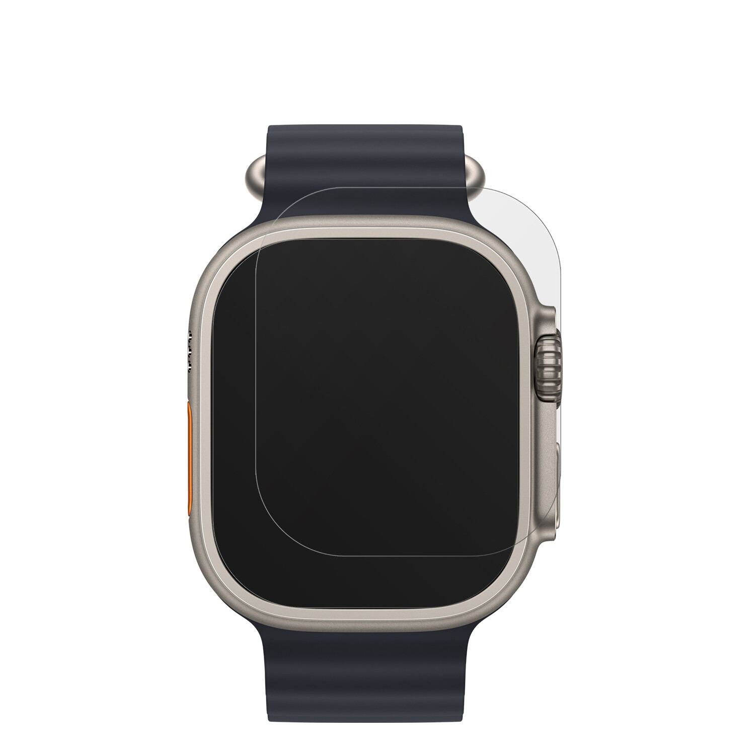 2x Schutzfolie matt für Apple Watch Ultra Display- (2)