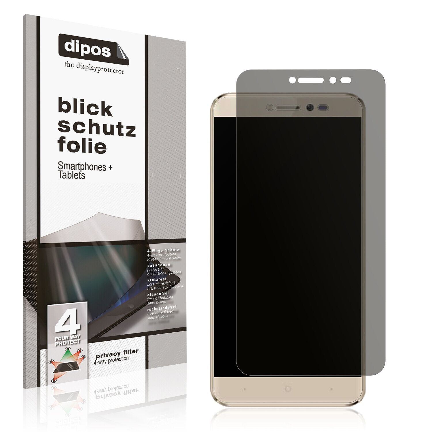 Blickschutzfolie für Symphony i10 Plus matt Schutz (1)