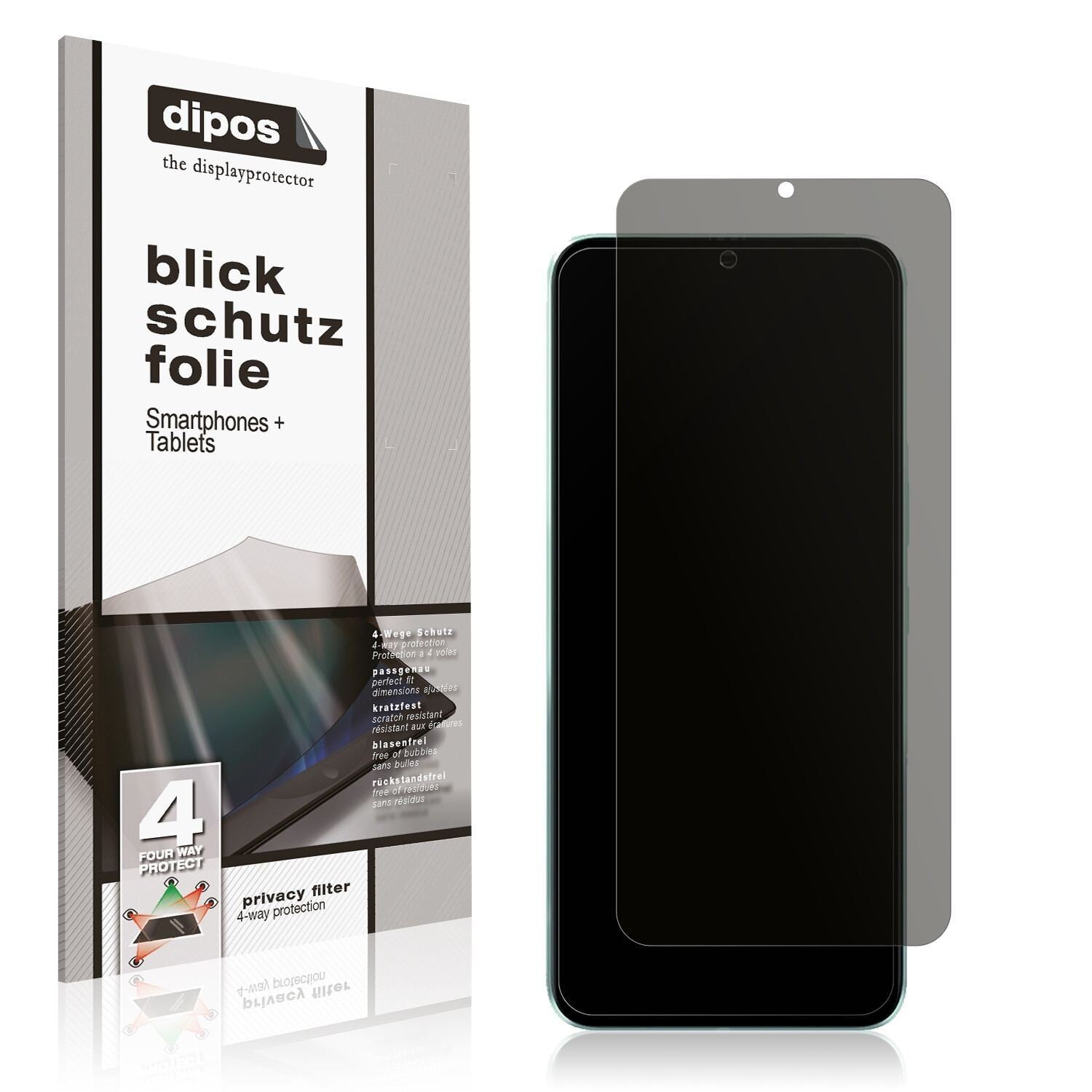 Blickschutzfolie für Itel Vision 3 Plus matt Schut (1)