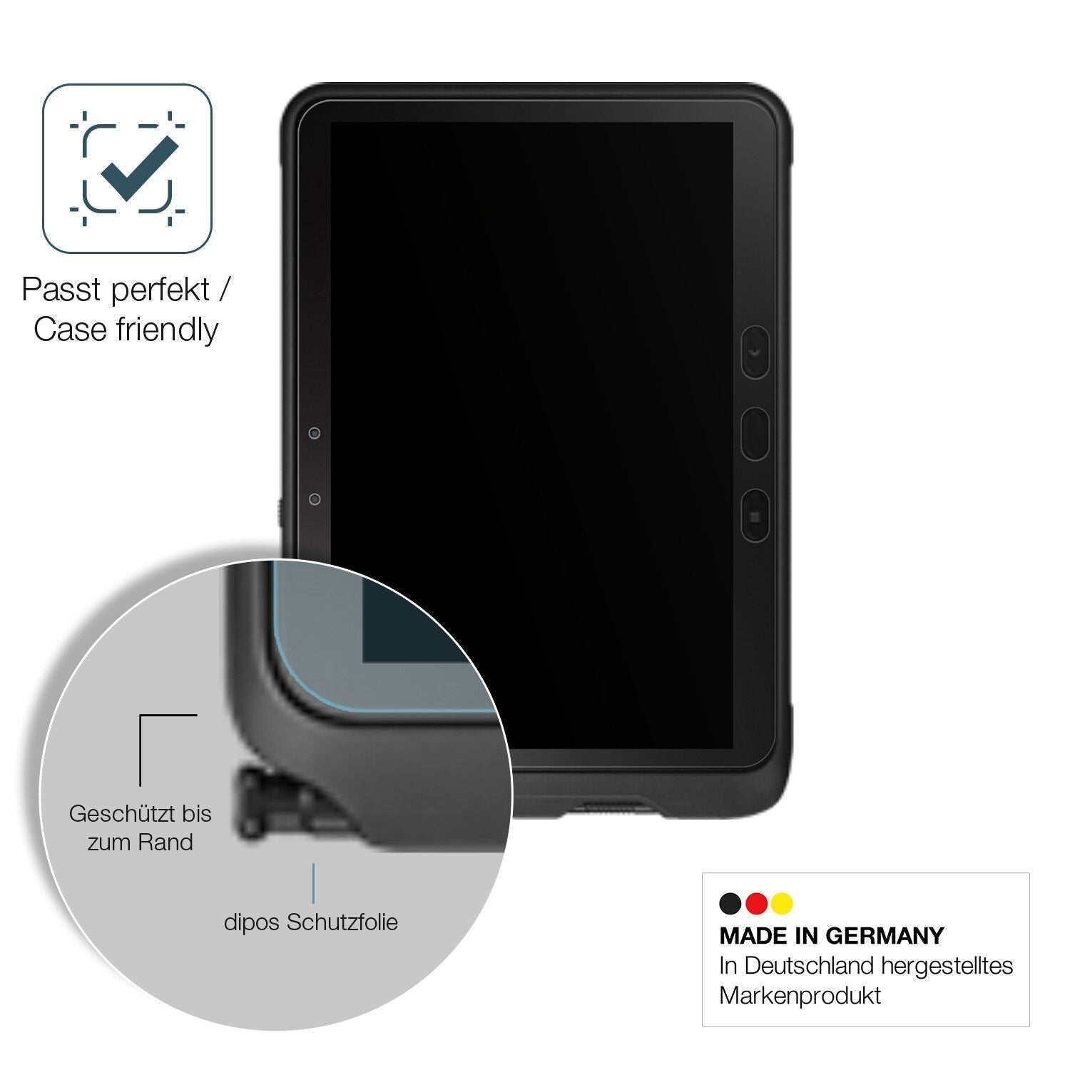 2x 9H Schutzfolie matt für Samsung Galaxy Tab Acti (6)