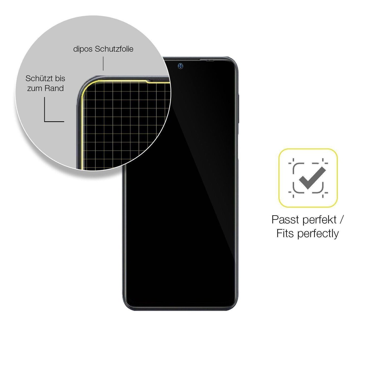 1x 3D Full Cover Schutzfolie für Ulefone Note 13P (6)