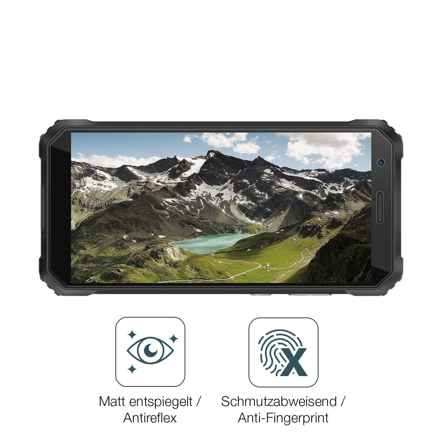 1x 9H Schutzfolie matt für Blackview S60 Pro Panze (5)