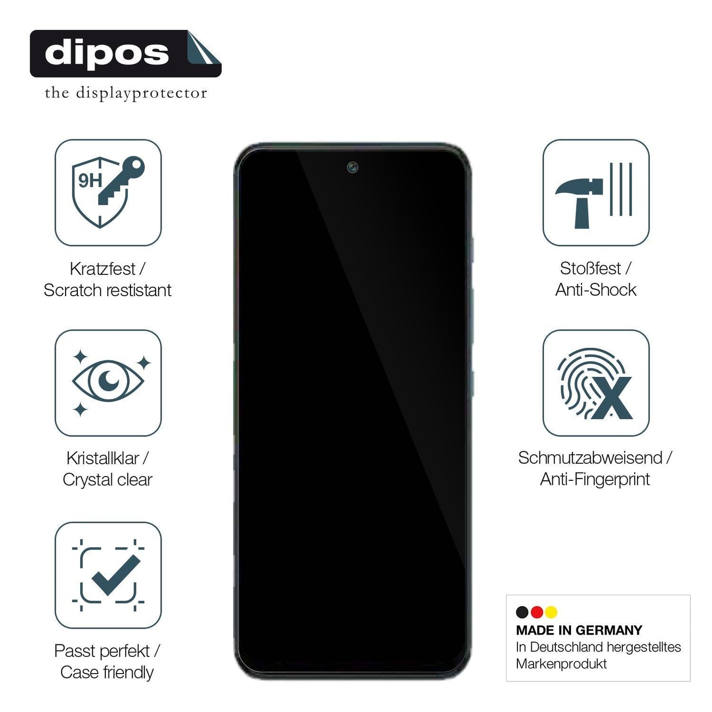 1x 9H Schutzfolie für Motorola Moto G81 5G Panzerf (7)