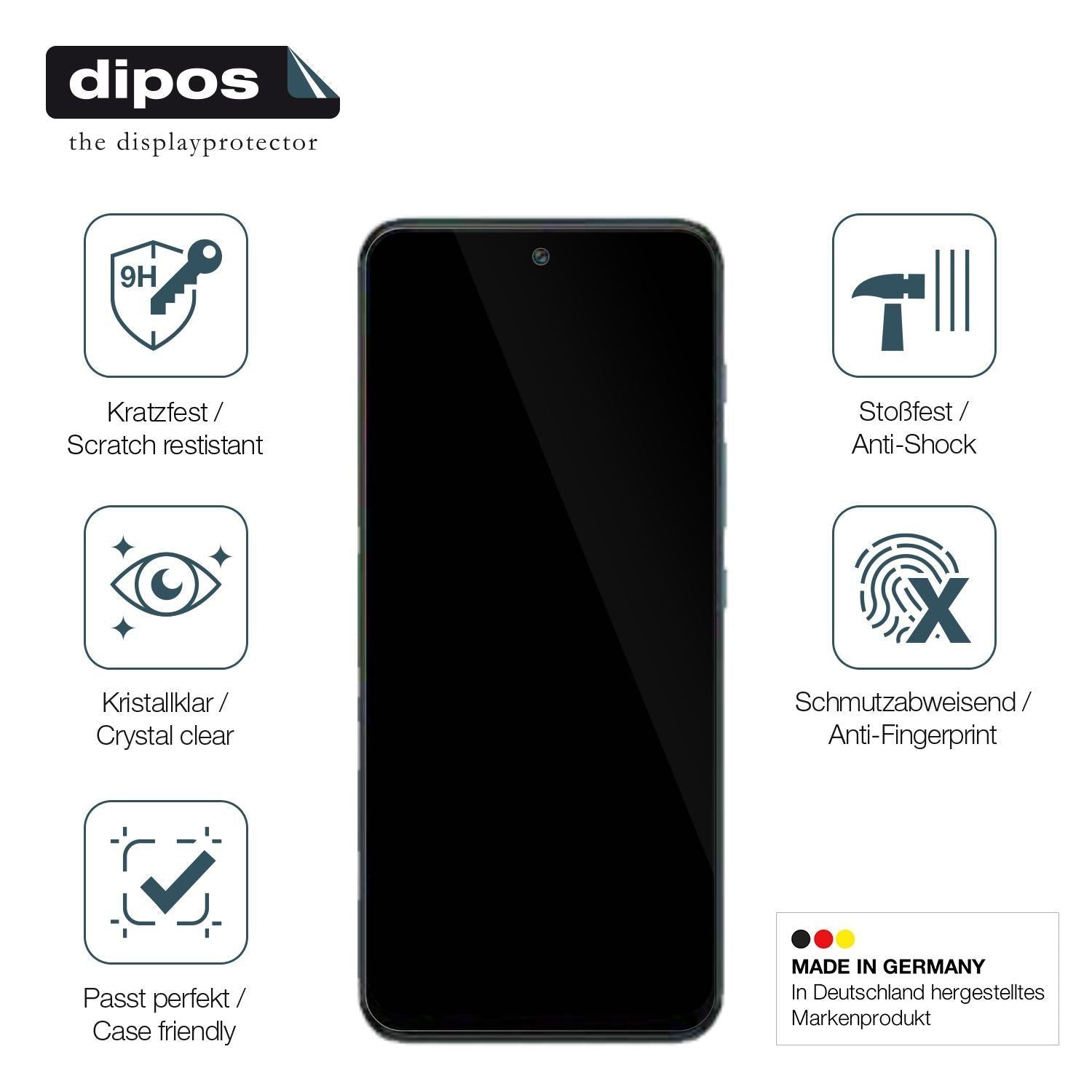 1x 9H Schutzfolie für Motorola Moto G81 5G Panzerf (7)