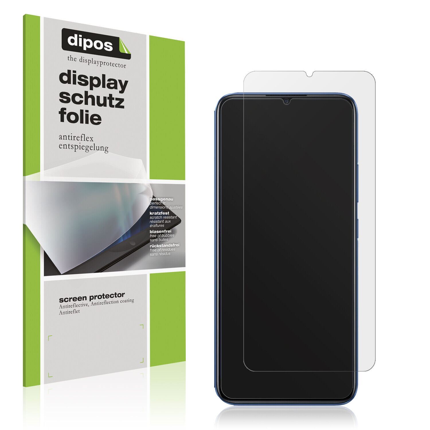 5x Schutzfolie matt für Oppo Realme C3i Display-Sc (1)