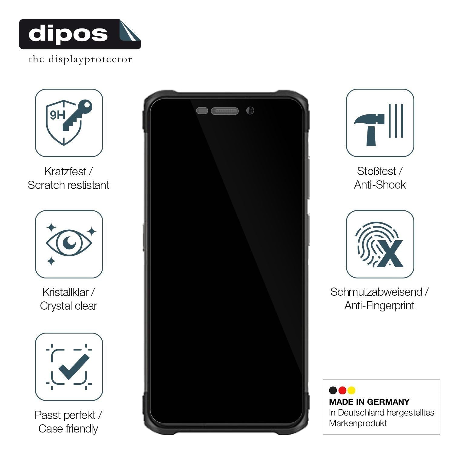 1x 9H Schutzfolie für Ulefone Armor X10 Panzerfoli (7)