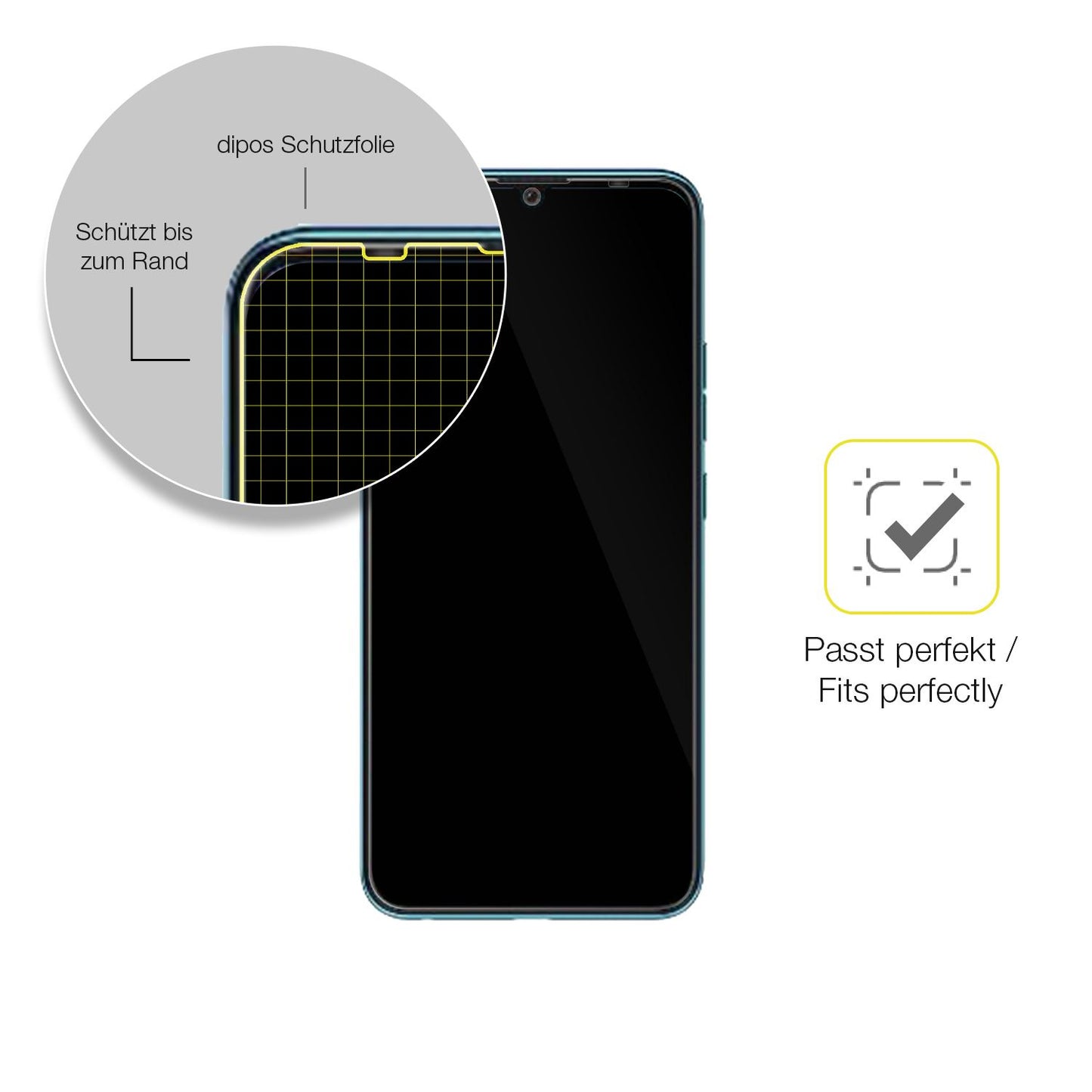 2x 3D Full Cover Schutzfolie für Tecno Spark 9 (6)