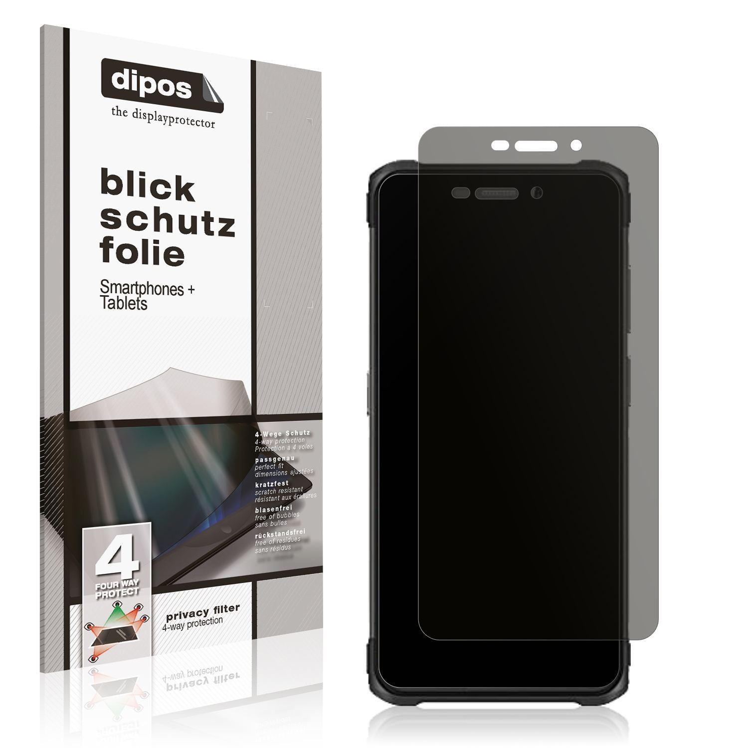 Blickschutzfolie für Ulefone Armor X10 matt Schutz (1)