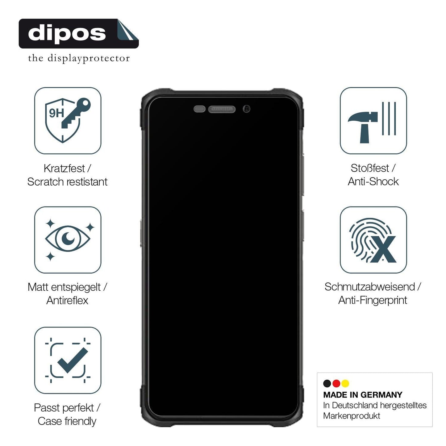 2x 9H Schutzfolie matt für Ulefone Armor X10 Pro P (7)