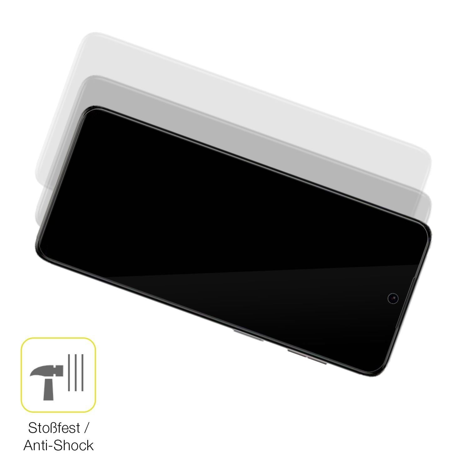 1x 3D Full Cover Schutzfolie für Motorola Moto G42 (4)