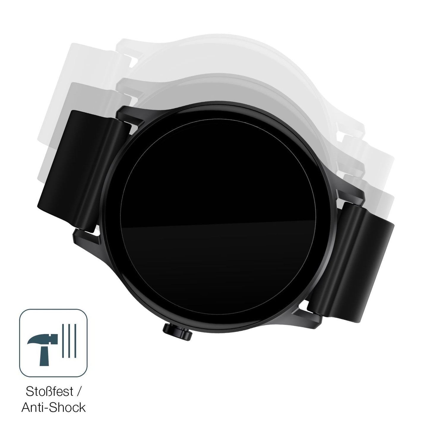 1x 9H Schutzfolie für Haylou GS Smartwatch Panzerf (4)