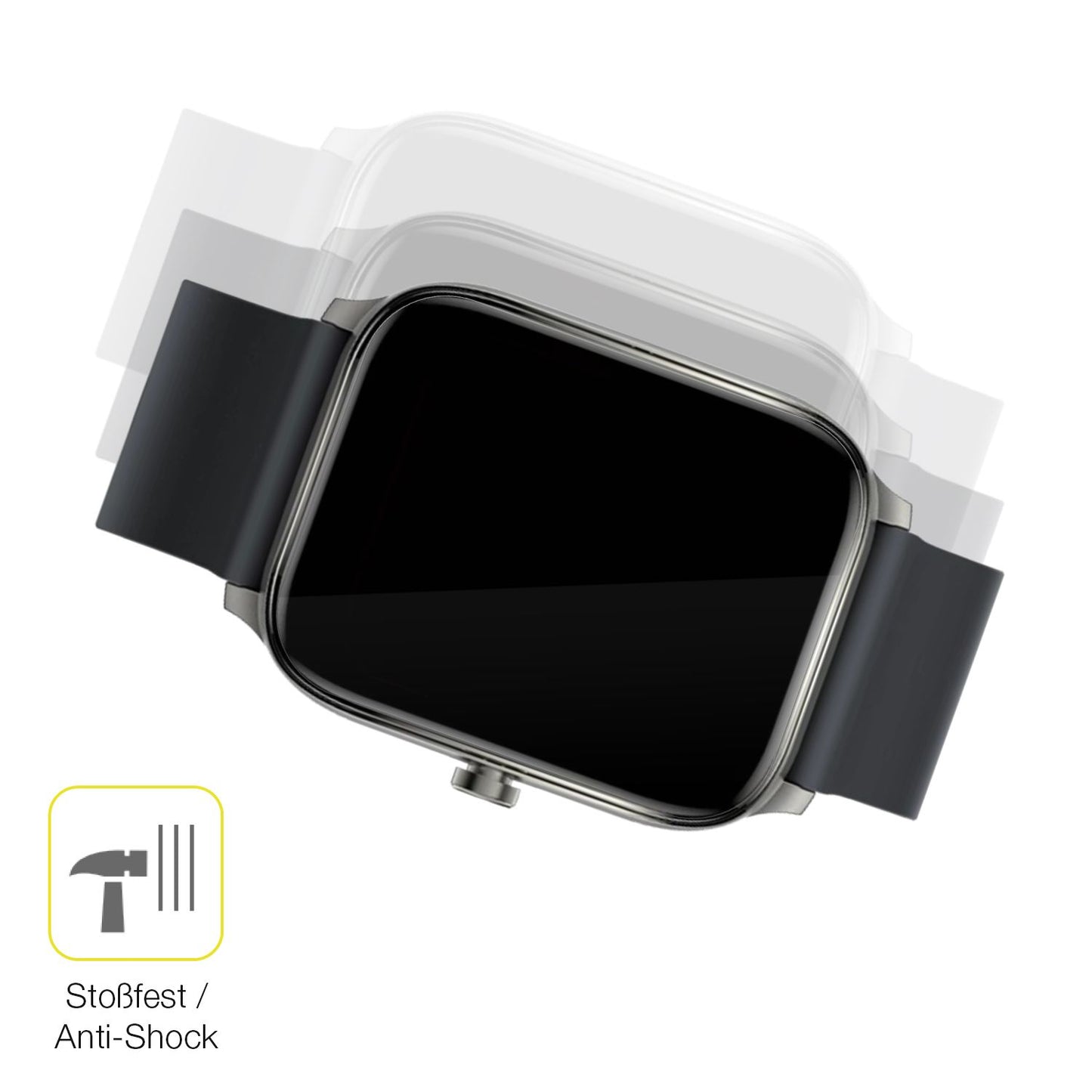 1x 3D Full Cover Schutzfolie für Haylou GST Smartw (4)