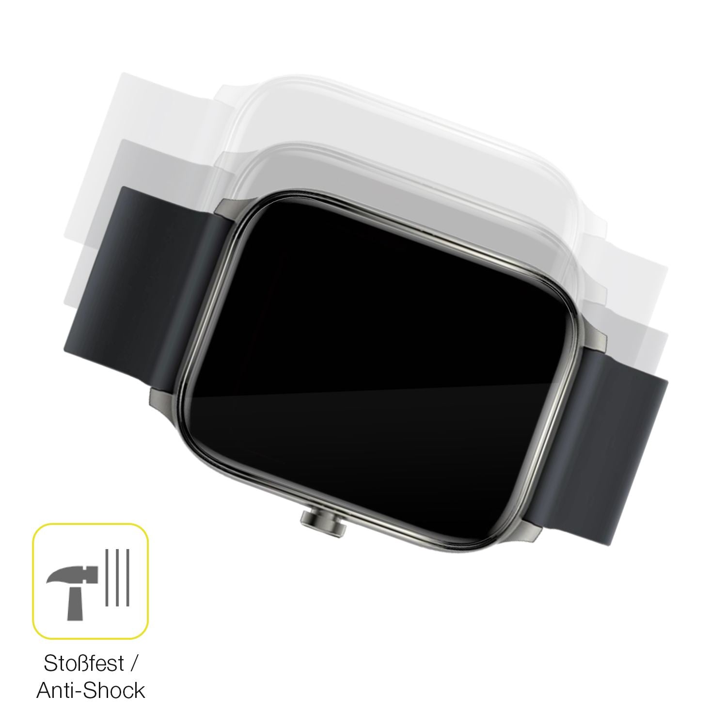 1x 3D Full Cover Schutzfolie für Haylou GST Smartw (4)