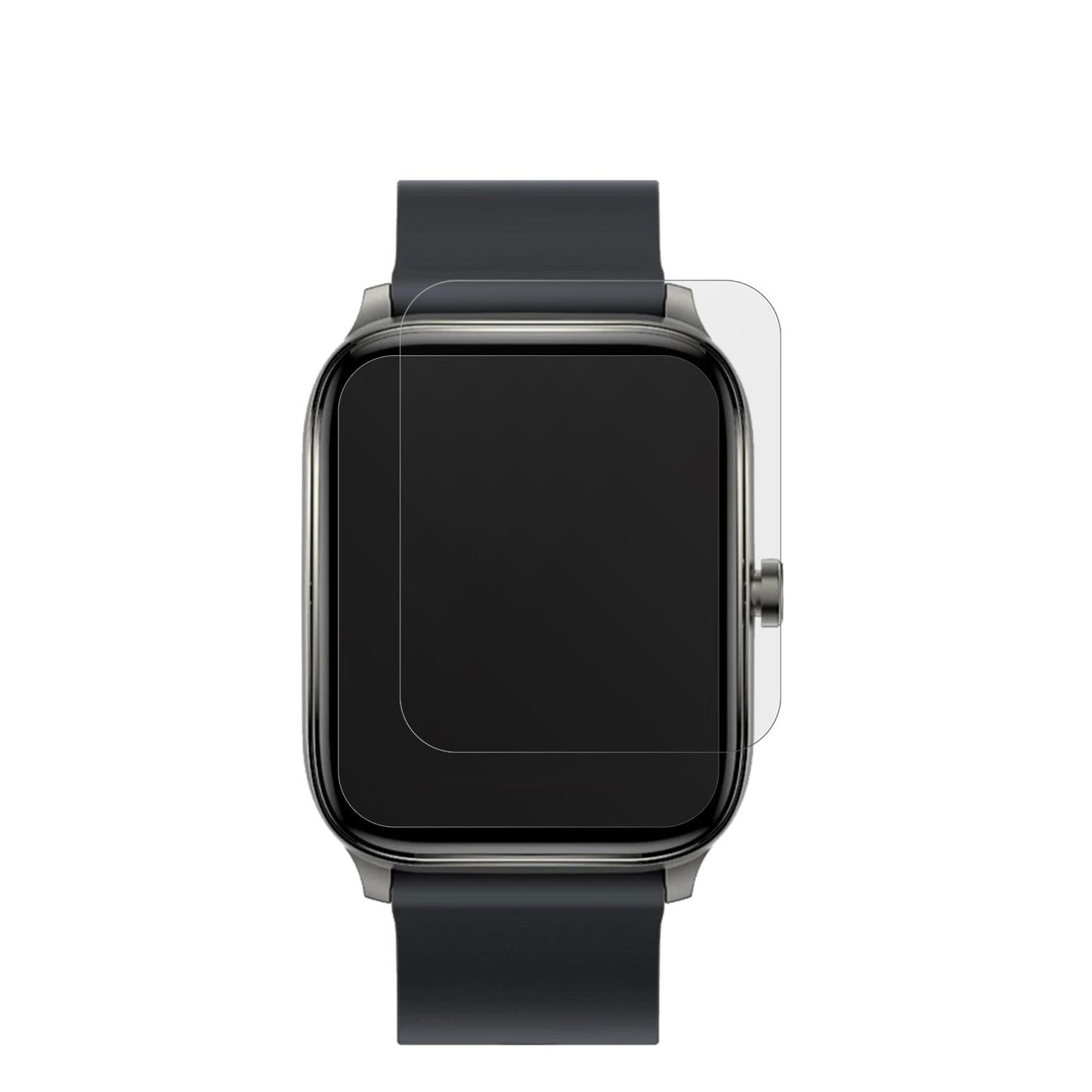 1x Schutzfolie matt für Haylou GST Smartwatch Disp (2)