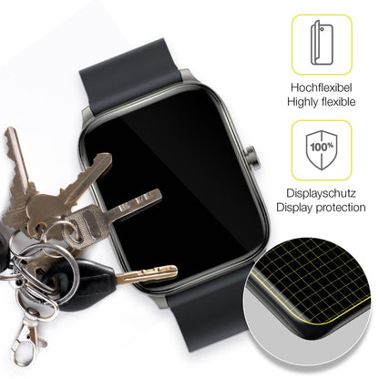 2x 3D Full Cover Schutzfolie für Haylou GST Smartw (3)
