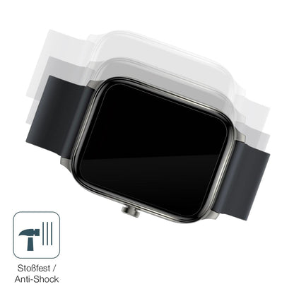 2x 9H Schutzfolie für Haylou GST Smartwatch Panzer (4)