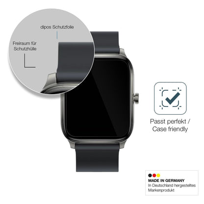 2x 9H Schutzfolie für Haylou GST Smartwatch Panzer (6)