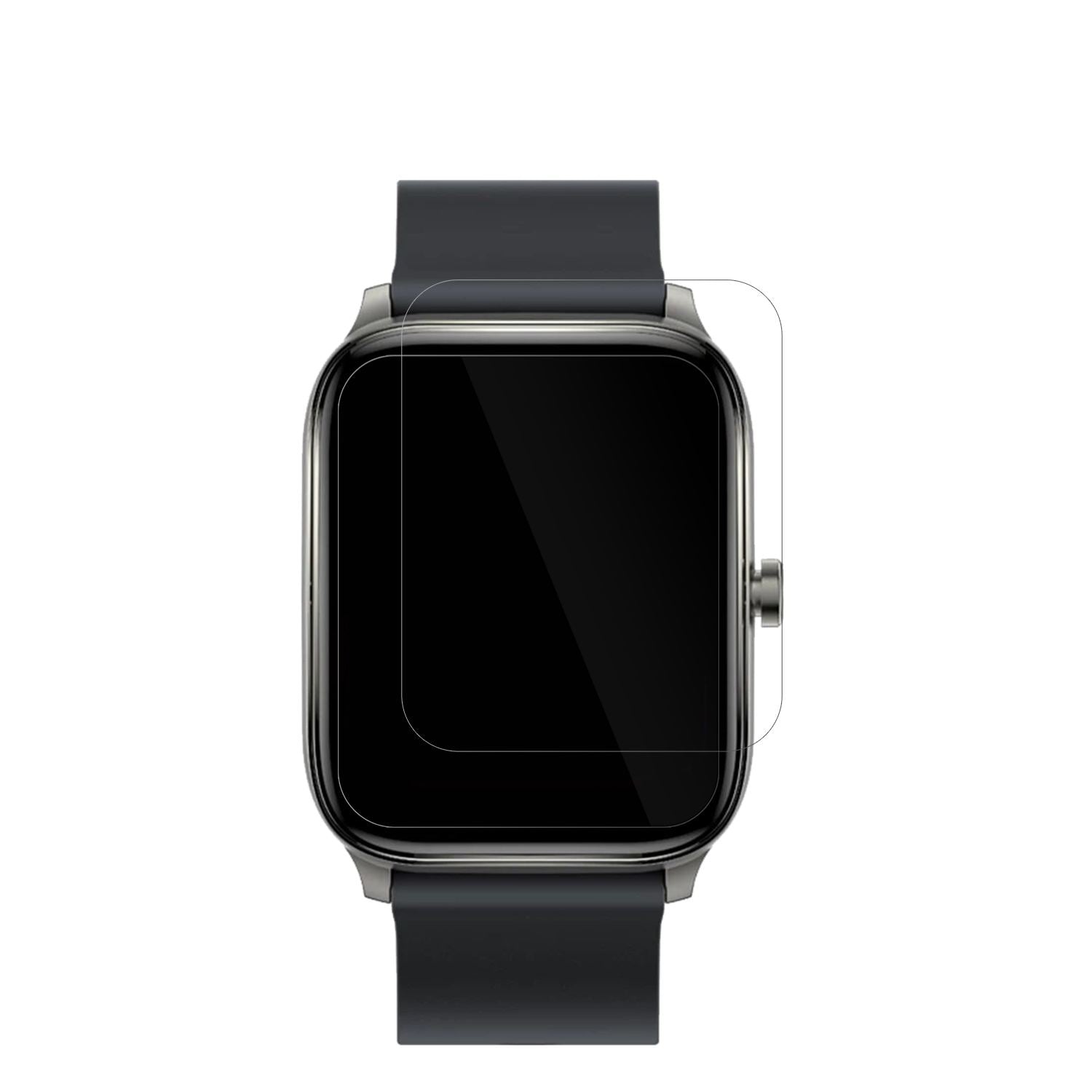 2x Schutzfolie klar für Haylou GST Smartwatch Disp (2)