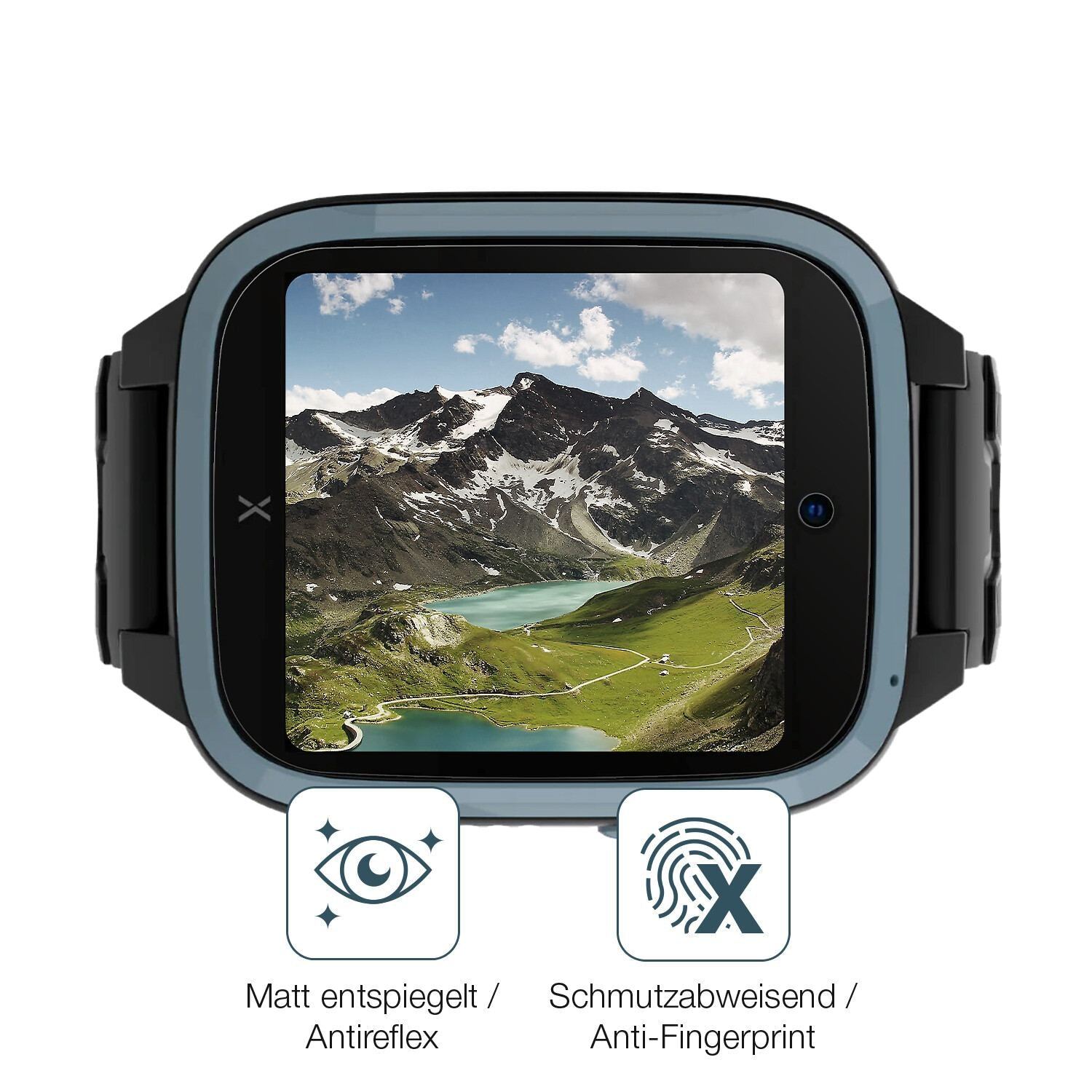 2x 9H Schutzfolie matt für Xplora XGO3 Kinder-Smar (5)