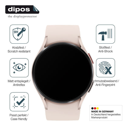 2x 9H Schutzfolie matt für Samsung Galaxy Watch 5  (7)