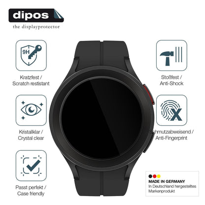 2x 9H Schutzfolie für Samsung Galaxy Watch 5 Pro L (7)