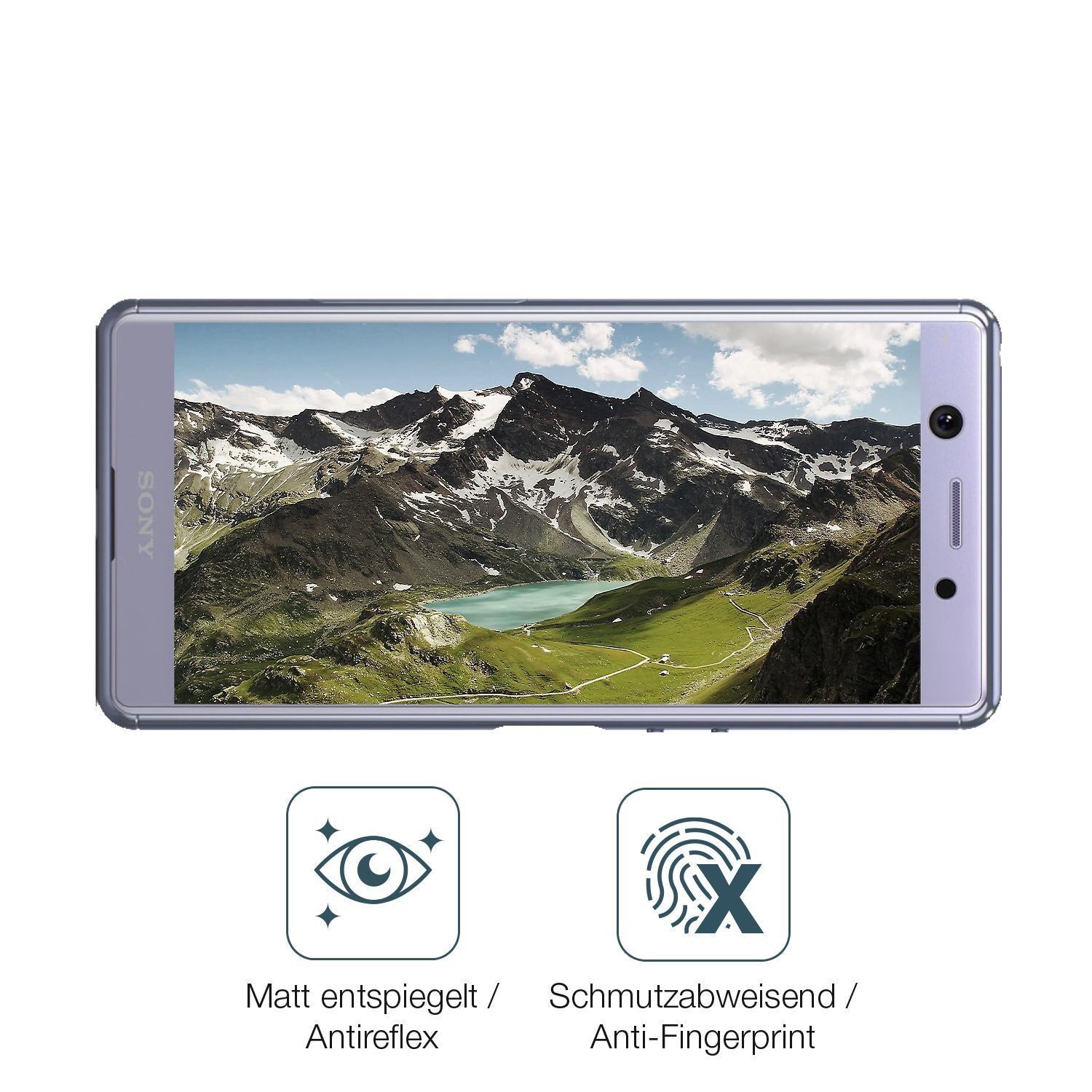 1x 9H Schutzfolie matt für Sony Xperia Ace SO-02L  (5)