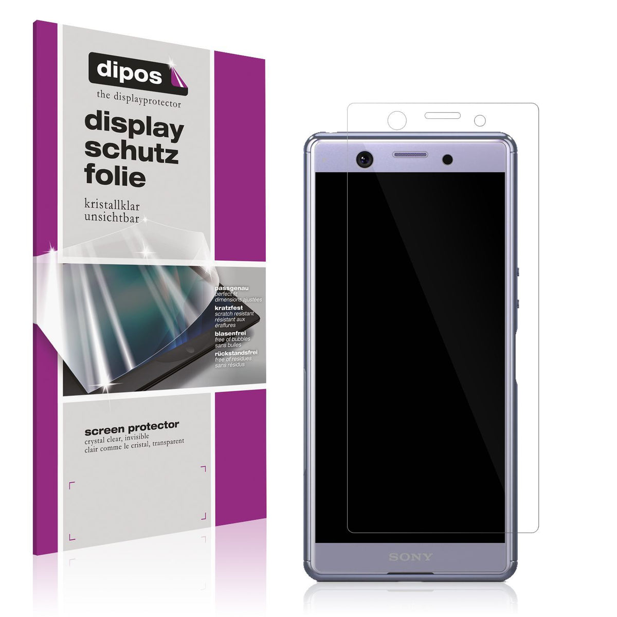 5x Schutzfolie klar für Sony Xperia Ace SO-02L Dis (1)