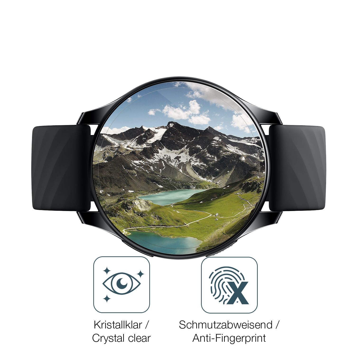 1x 9H Schutzfolie für OnePlus Nord Smartwatch Panz (5)