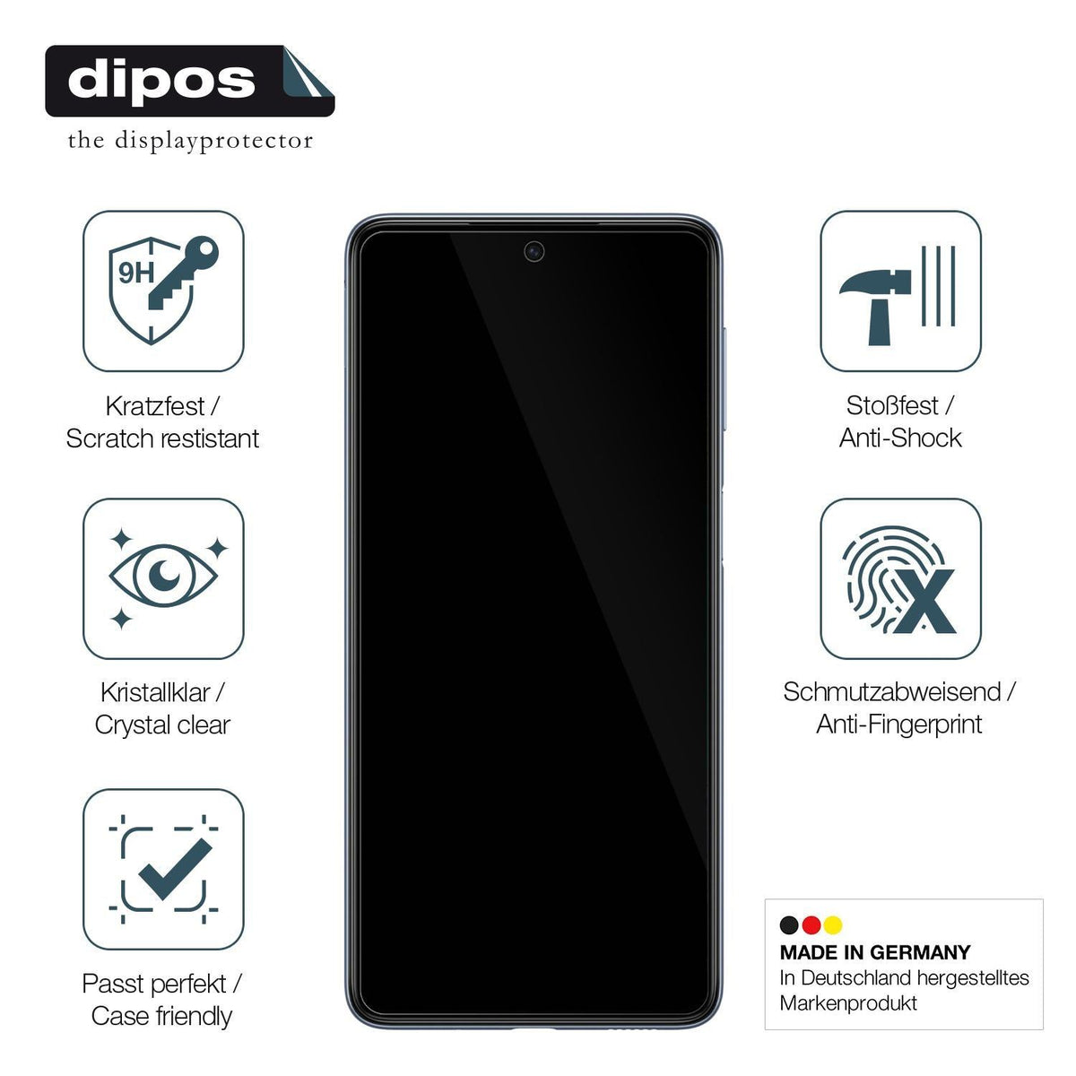 2x 9H Schutzfolie für Samsung Galaxy M53 5G Panzer (7)