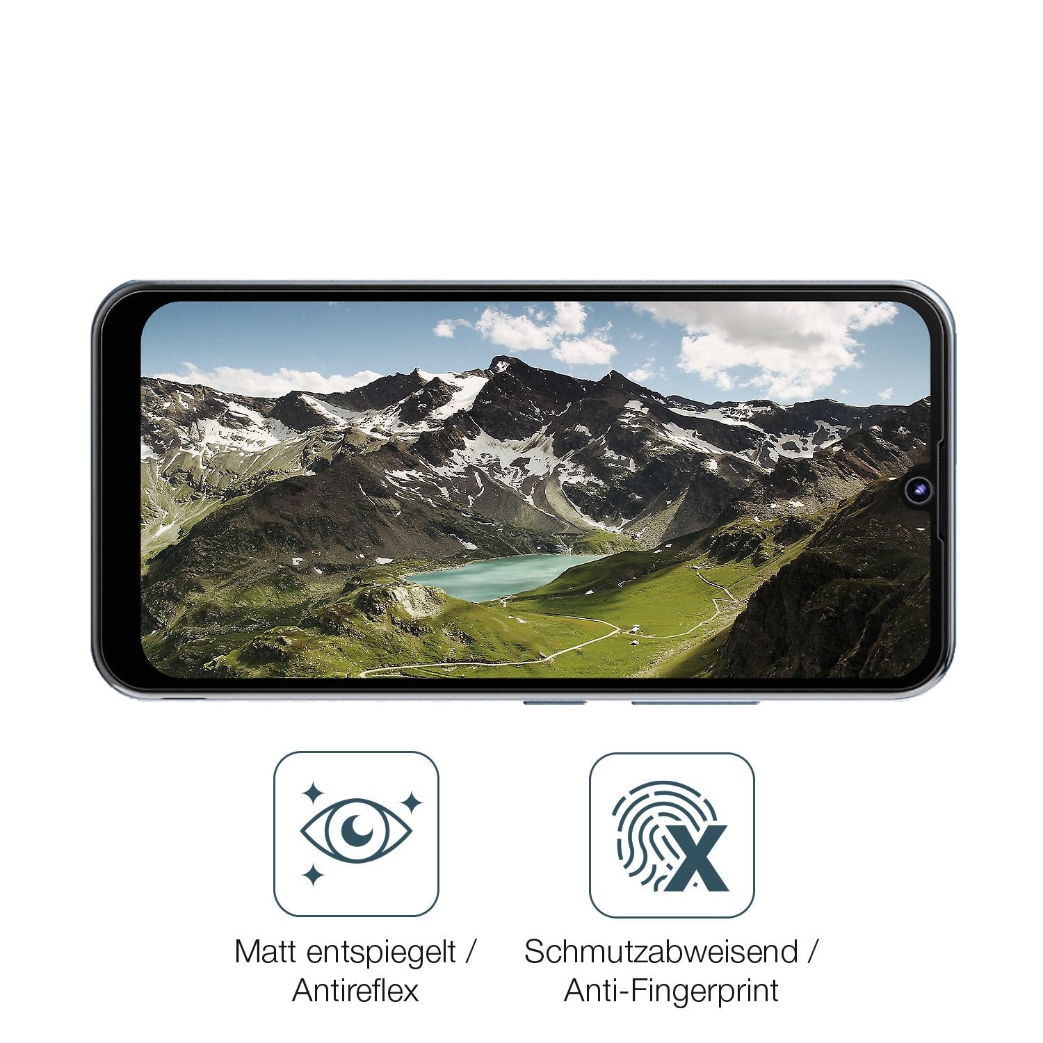 1x 9H Schutzfolie matt für Tecno Pop 5S Panzerfoli (5)