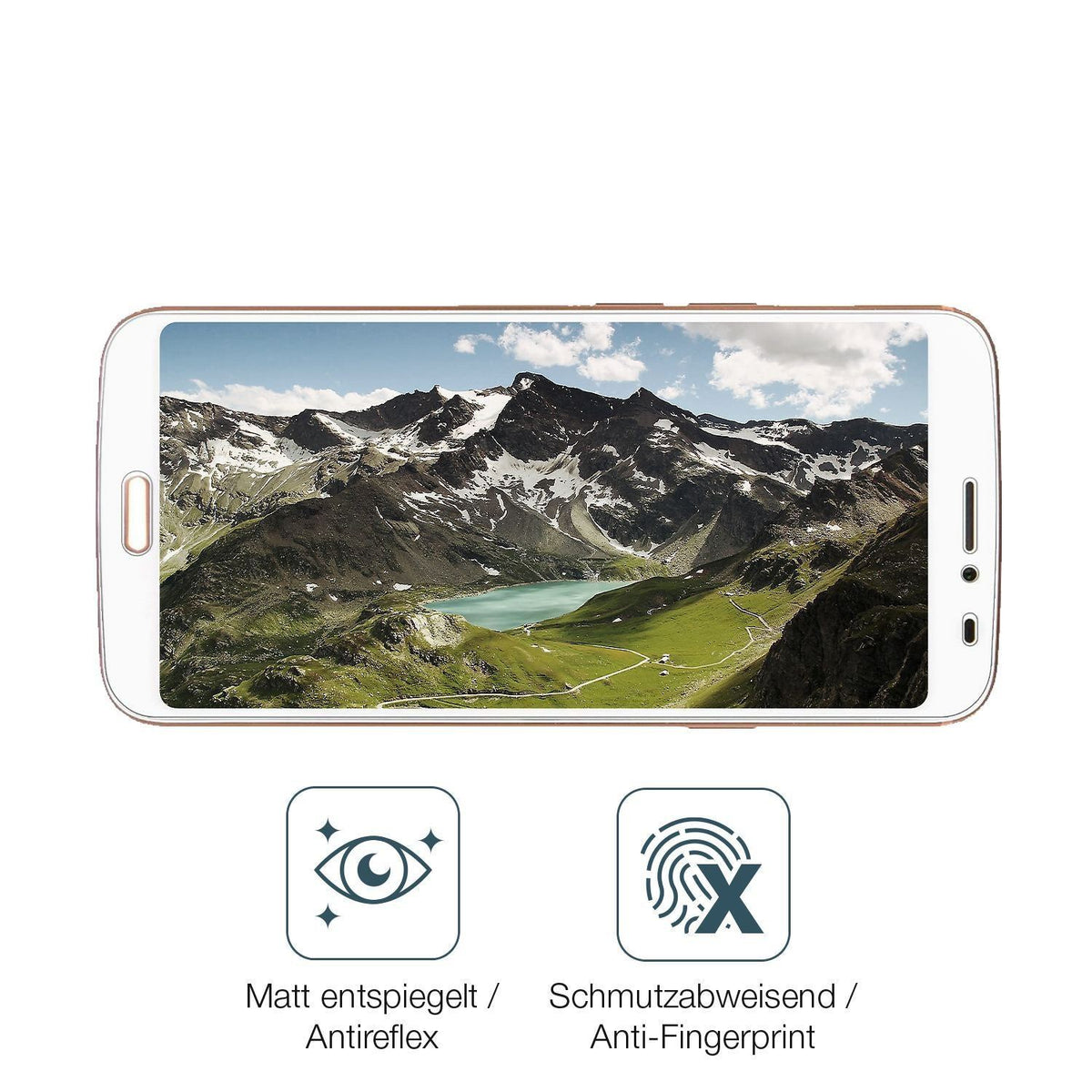 2x 9H Schutzfolie matt für Doro 8080 Panzerfolie (5)