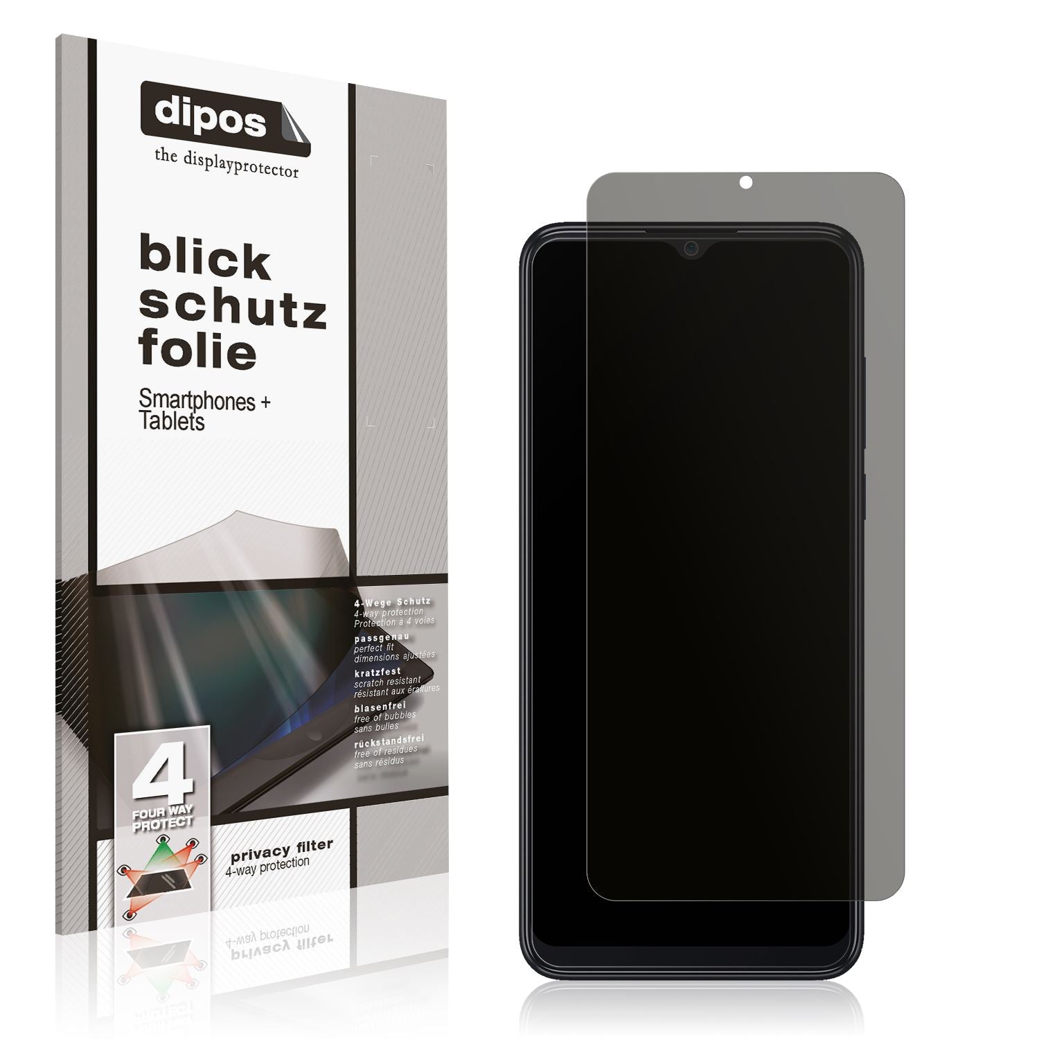 Blickschutzfolie für TCL 306 matt Schutzfolie Priv (1)