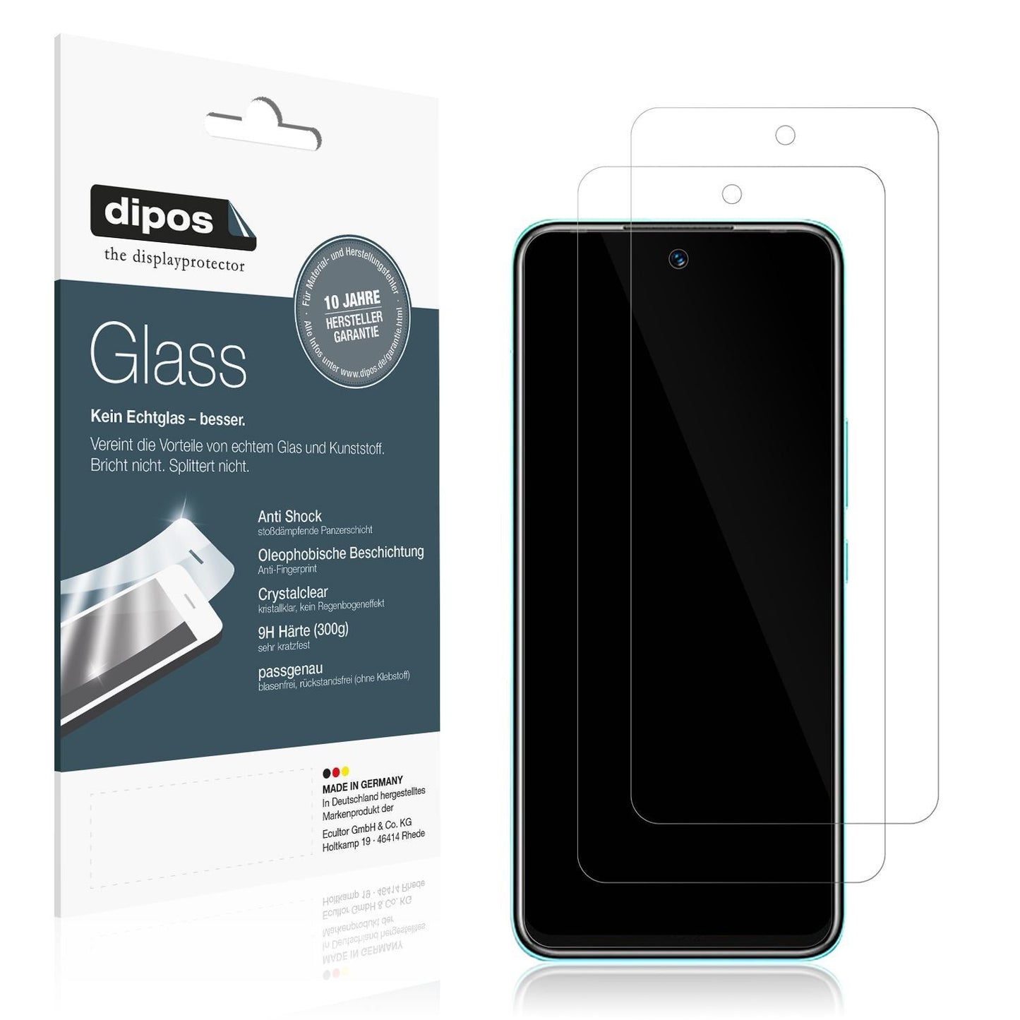 1x 9H Schutzfolie für Infinix Hot 12 Play Panzerfo (1)