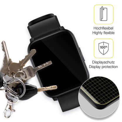2x 3D Full Cover Schutzfolie für Realme Watch S100 (3)