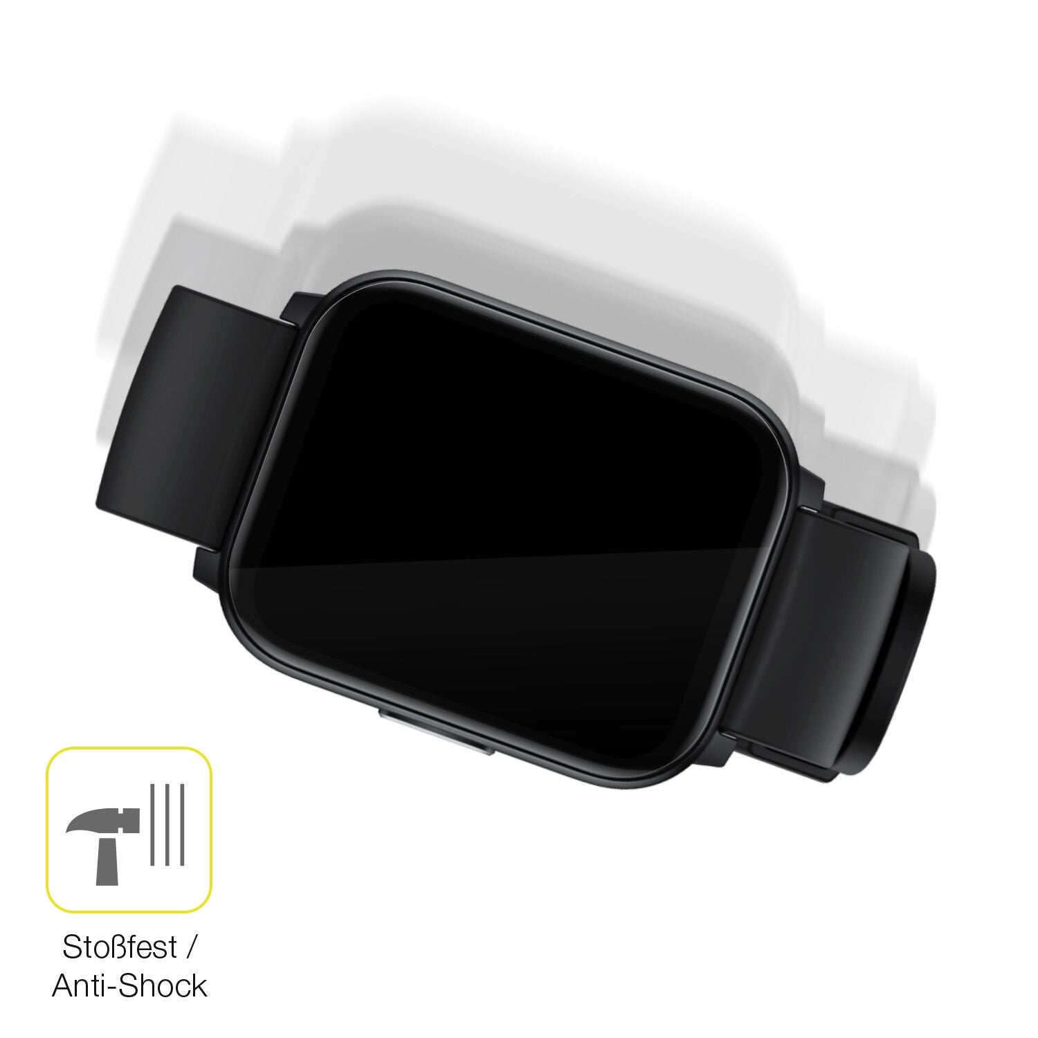 2x 3D Full Cover Schutzfolie für Realme Watch S100 (4)