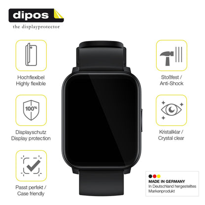 2x 3D Full Cover Schutzfolie für Realme Watch S100 (7)
