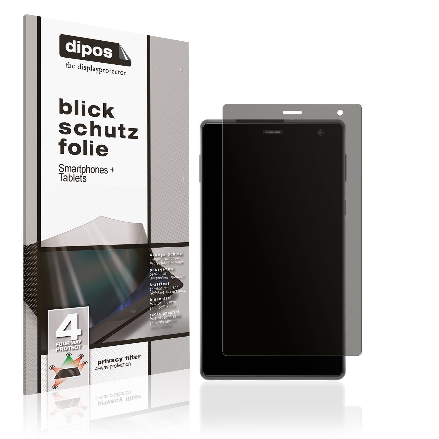 Blickschutzfolie für Digma Optima 7 A100S matt Sch (1)