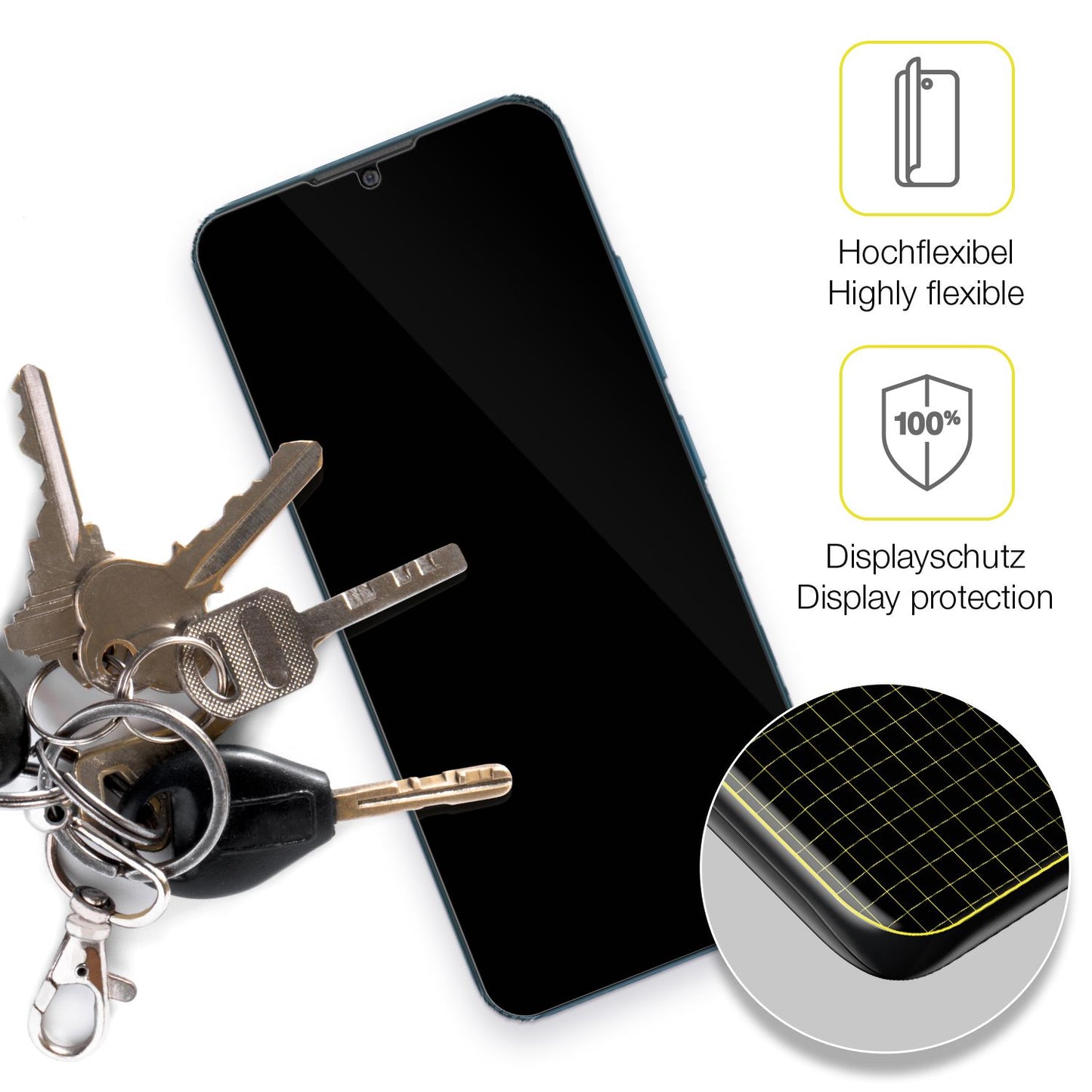 1x 3D Full Cover Schutzfolie für Coolpad Cool 20 (3)