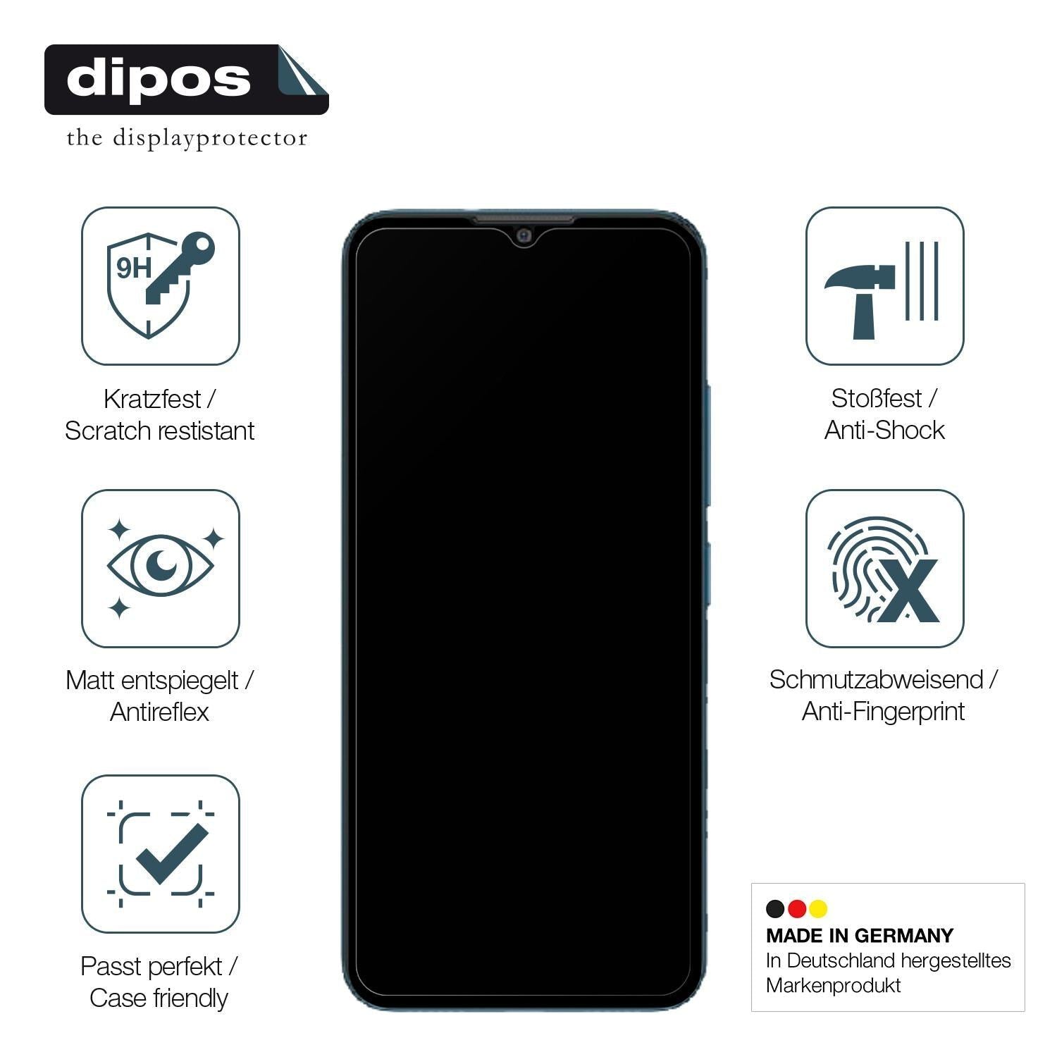 2x 9H Schutzfolie matt für Coolpad Cool 20 Panzerf (7)