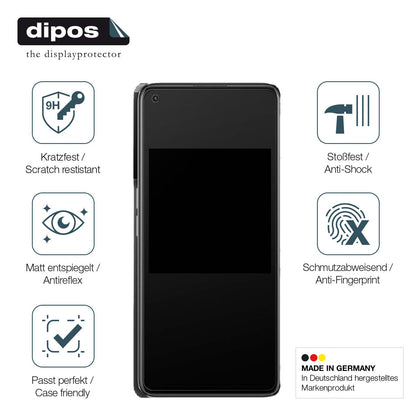 2x 9H Schutzfolie matt für Oppo K10 Pro 5G Panzerf (7)