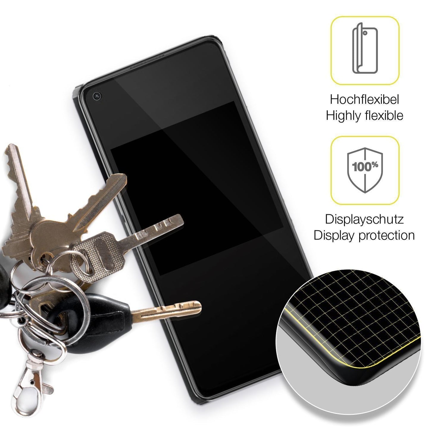 3x 3D Full Cover Schutzfolie für Oppo K10 Pro (3)
