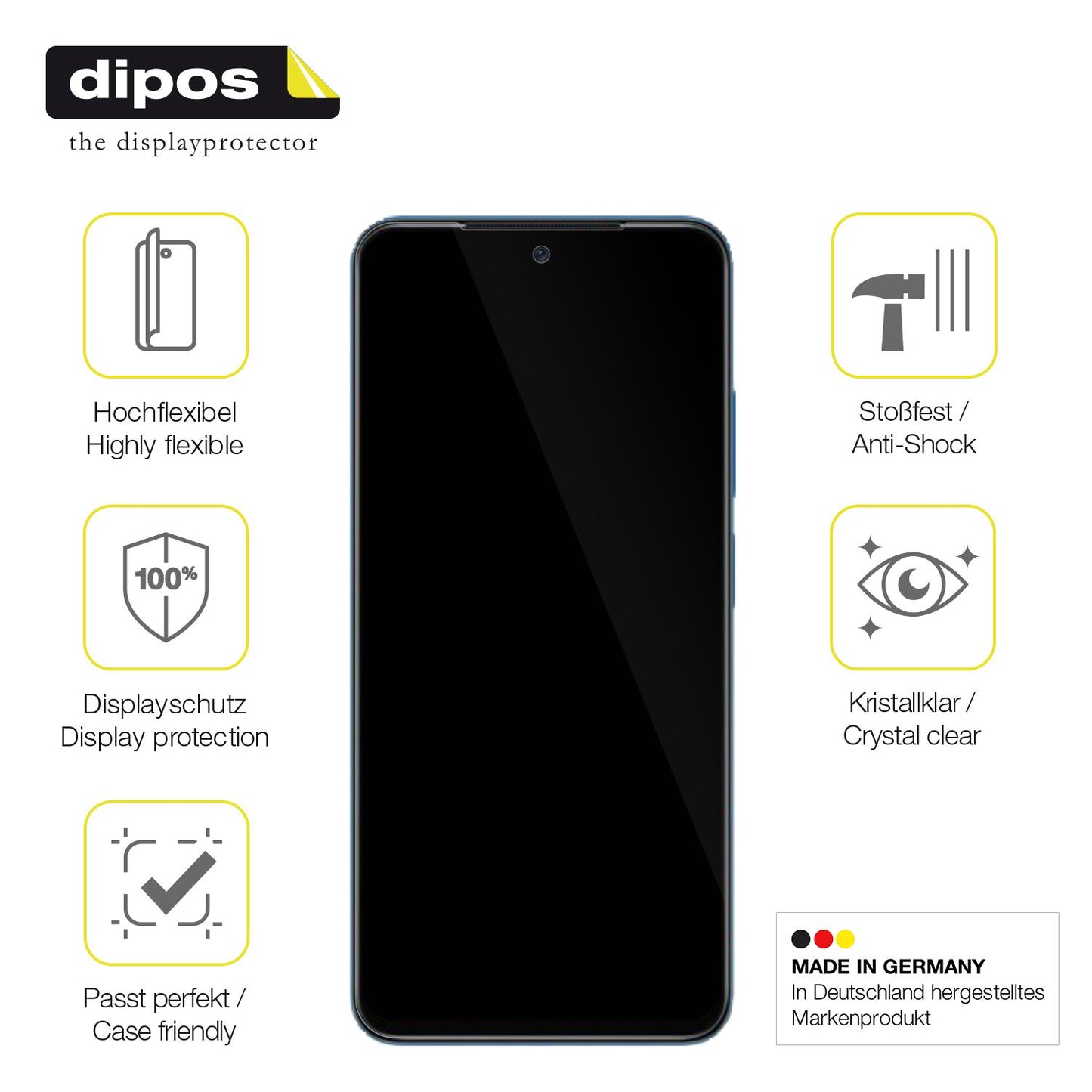 3x 3D Full Cover Schutzfolie für Xiaomi Redmi Note (7)