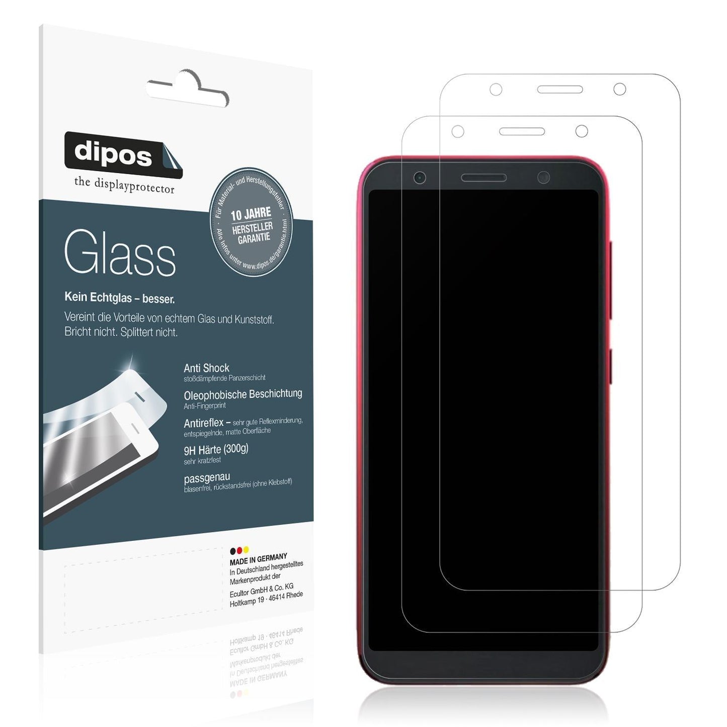 2x 9H Schutzfolie matt für Asus ZenFone Live (L2)  (1)