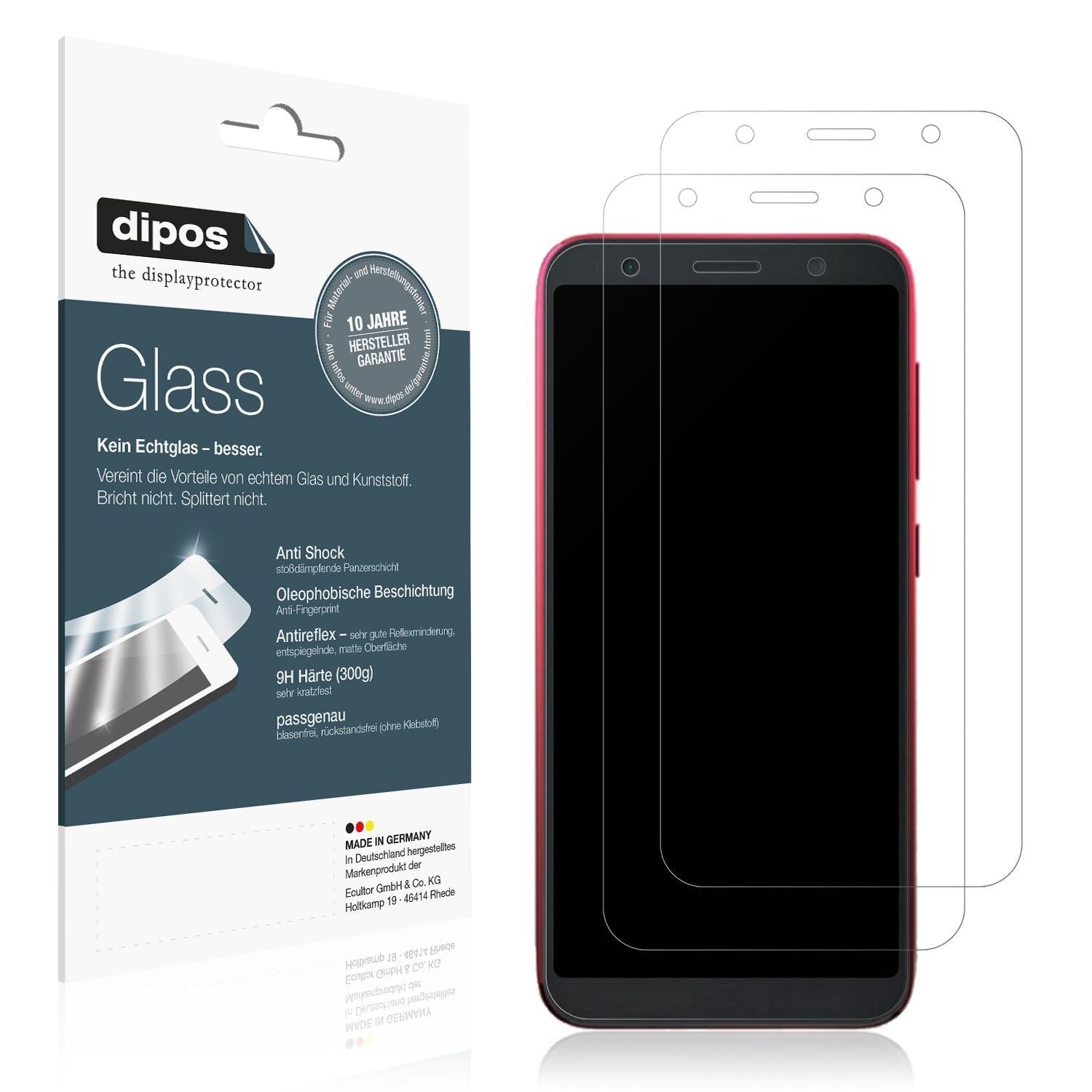 2x 9H Schutzfolie matt für Asus ZenFone Live (L2)  (1)