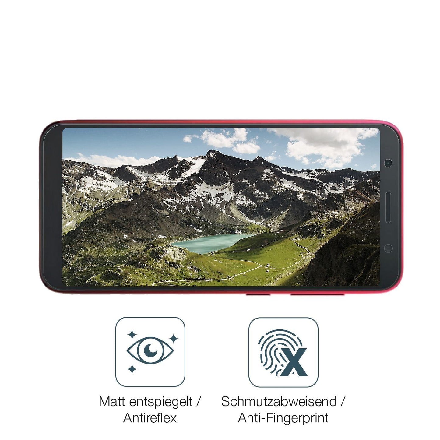 2x 9H Schutzfolie matt für Asus ZenFone Live (L2)  (5)