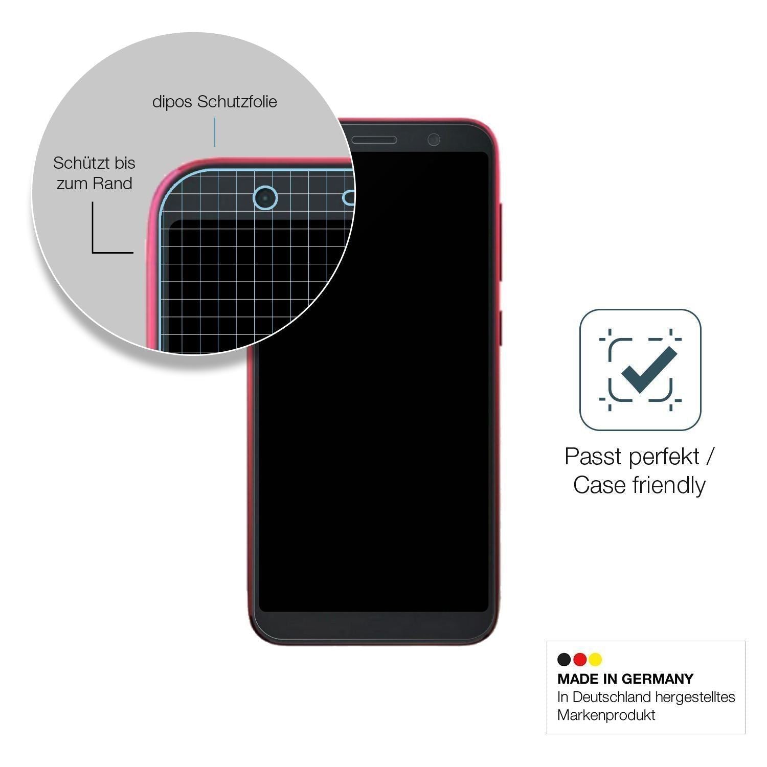 2x 9H Schutzfolie matt für Asus ZenFone Live (L2)  (6)