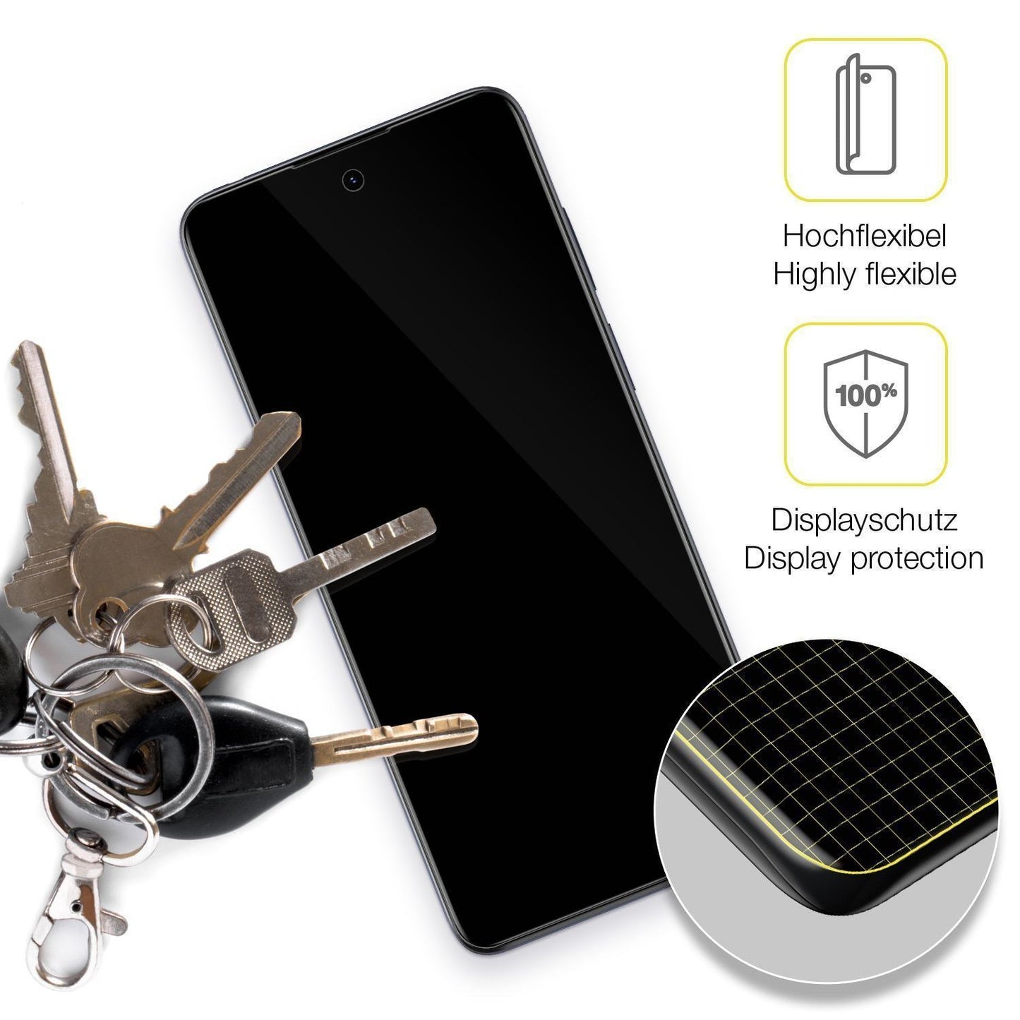 3x 3D Full Cover Schutzfolie für Motorola Moto E32 (3)