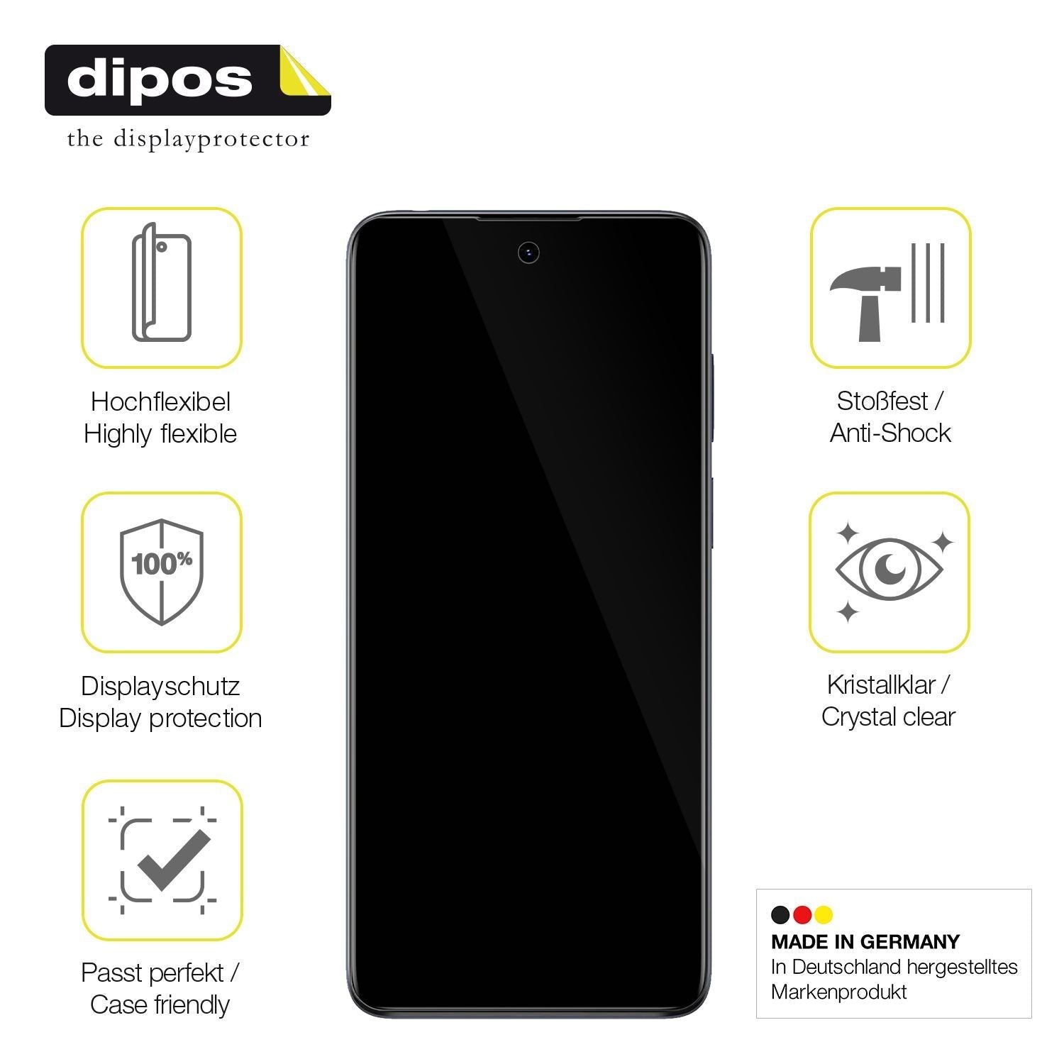 3x 3D Full Cover Schutzfolie für Motorola Moto E32 (7)