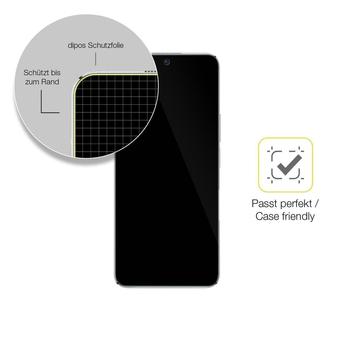 2x 3D Full Cover Schutzfolie für Honor Play6T Pro (6)