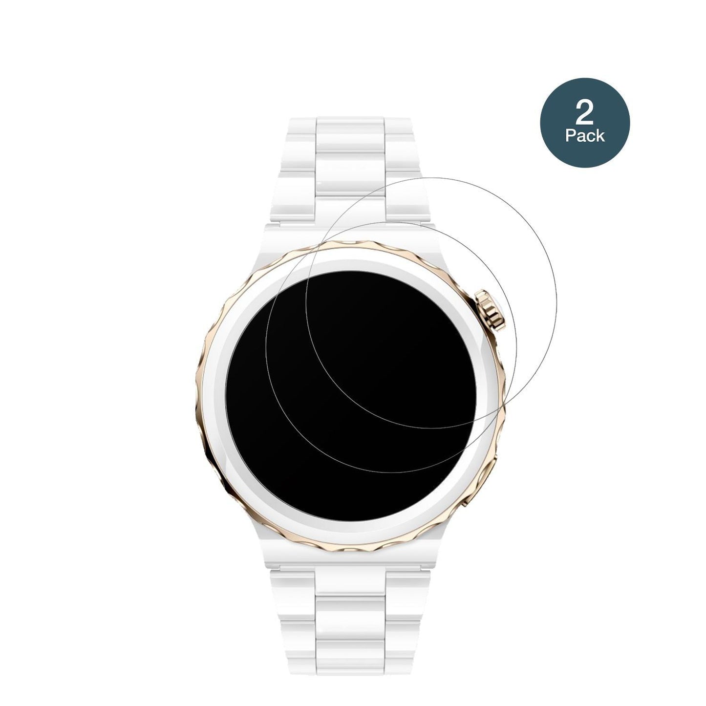 1x 9H Schutzfolie matt für Huawei Watch GT3 Pro Ce (2)